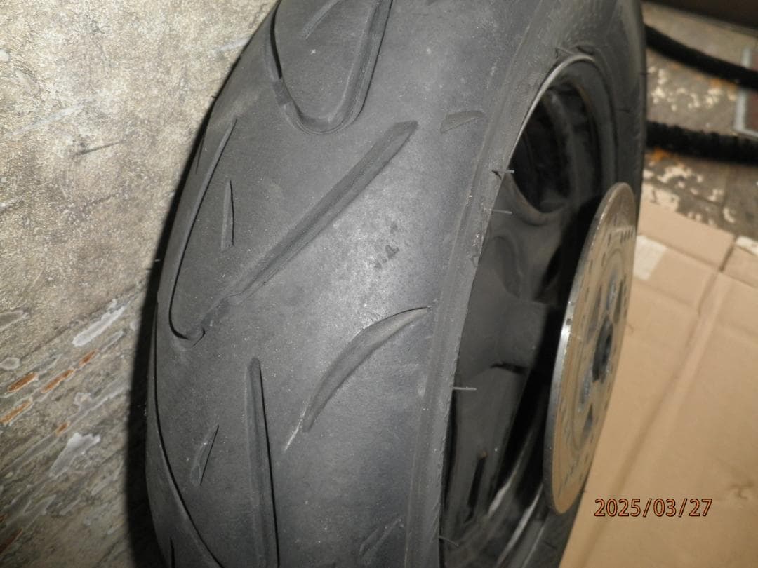 スズキ　アドレスV125G　CF46A　前後ホーイルセット　タイヤ付き