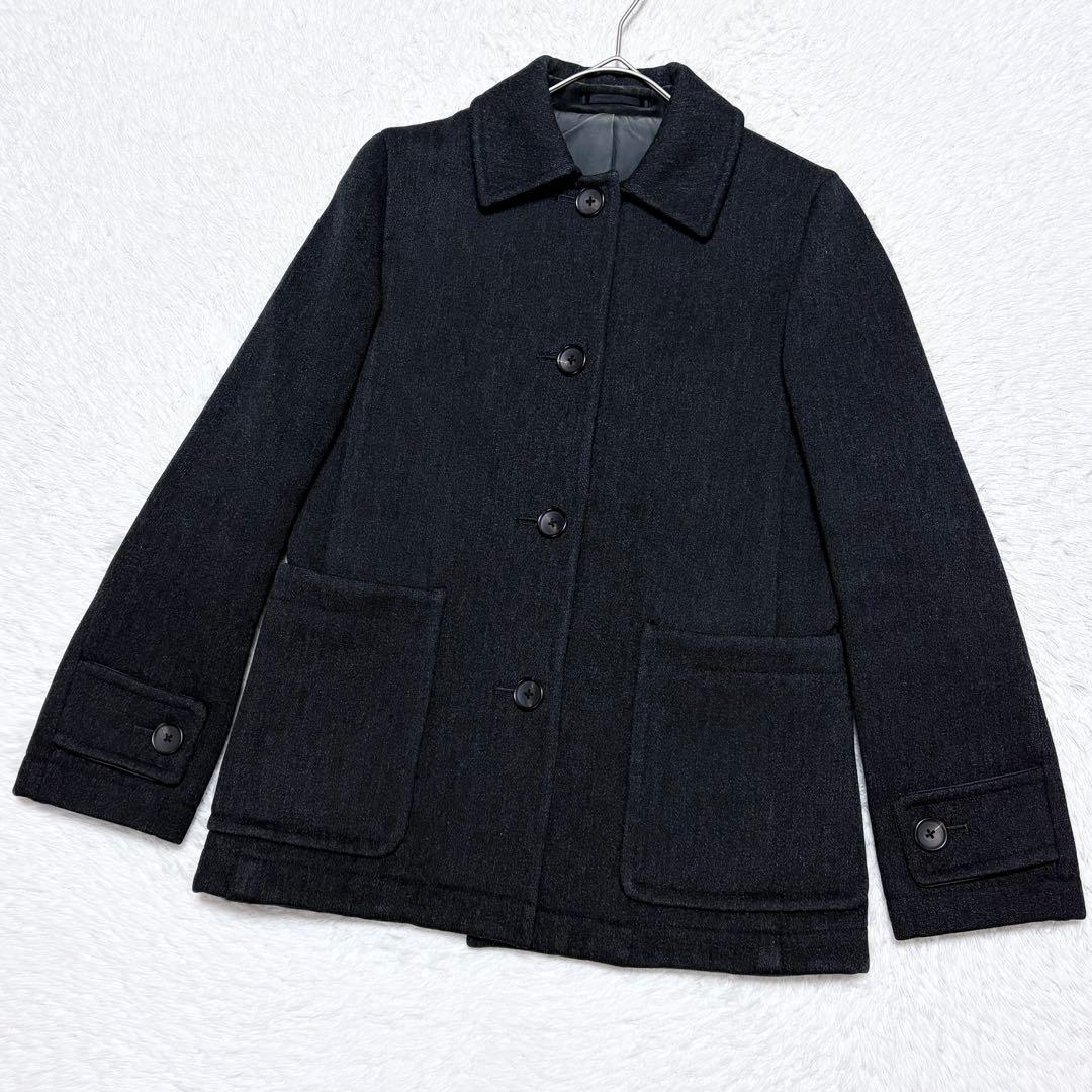 MHL. マーガレットハウエル ウール ハーフ コート 上品 高級 オフィス