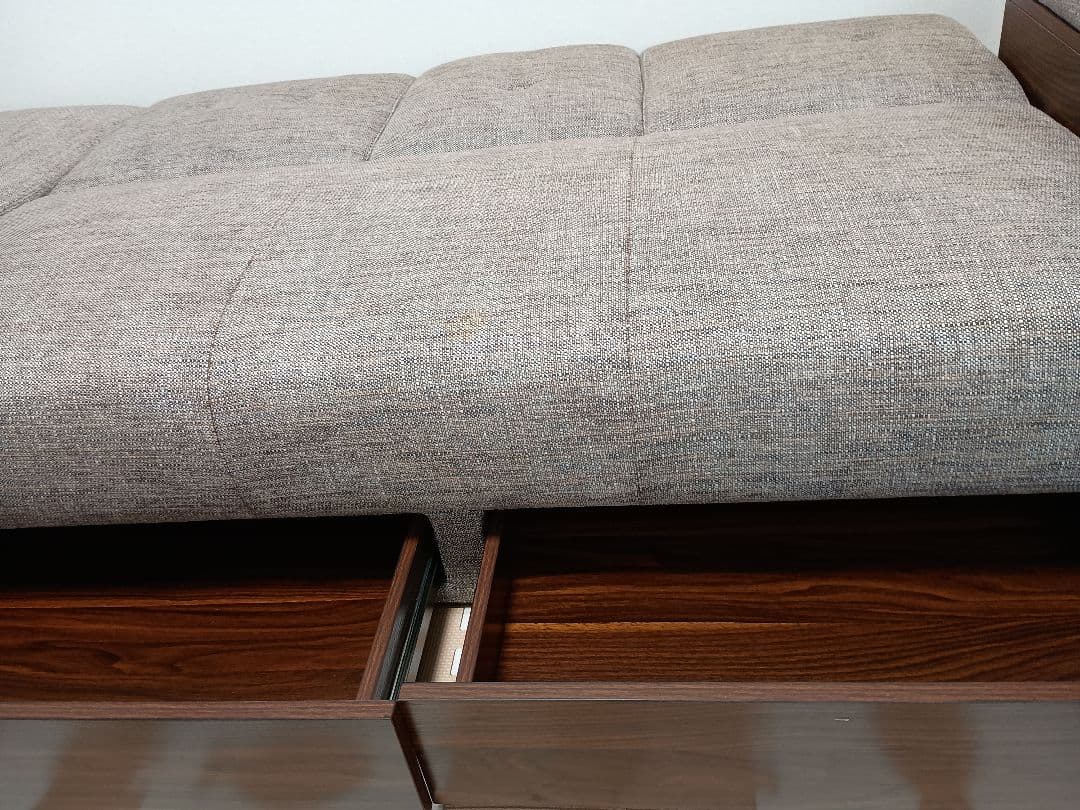 ソファ 2人掛け 収納付き ソファベッド リクライニング カウチ 北欧