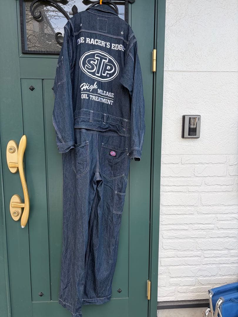 STP デニム つなぎ オールインワン 作業着　スナップオンライトオンスアメカジ