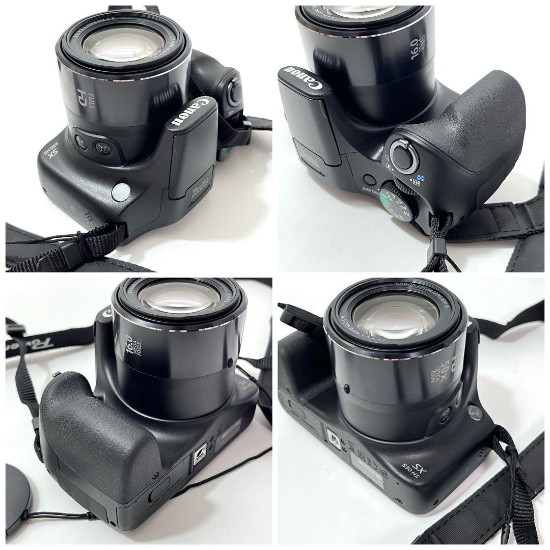 て04【美品】Canon PowerShot SX530HS デジタルカメラ光学