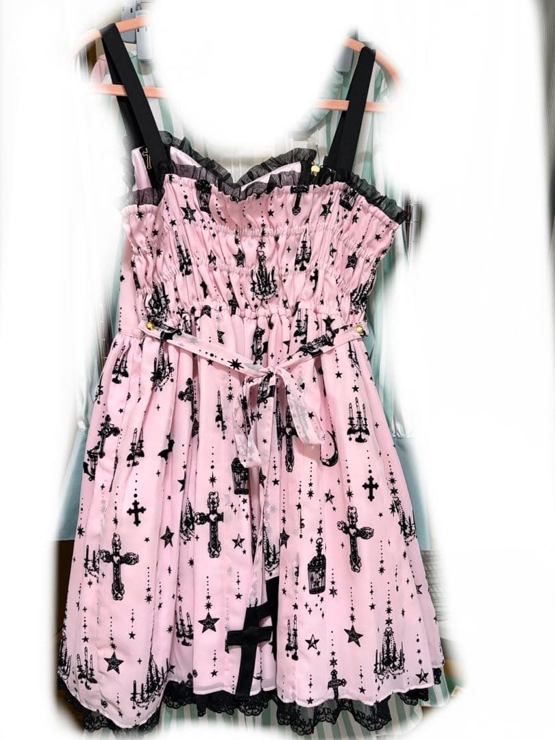 Holy Lantern ジャンパースカート　ピンク