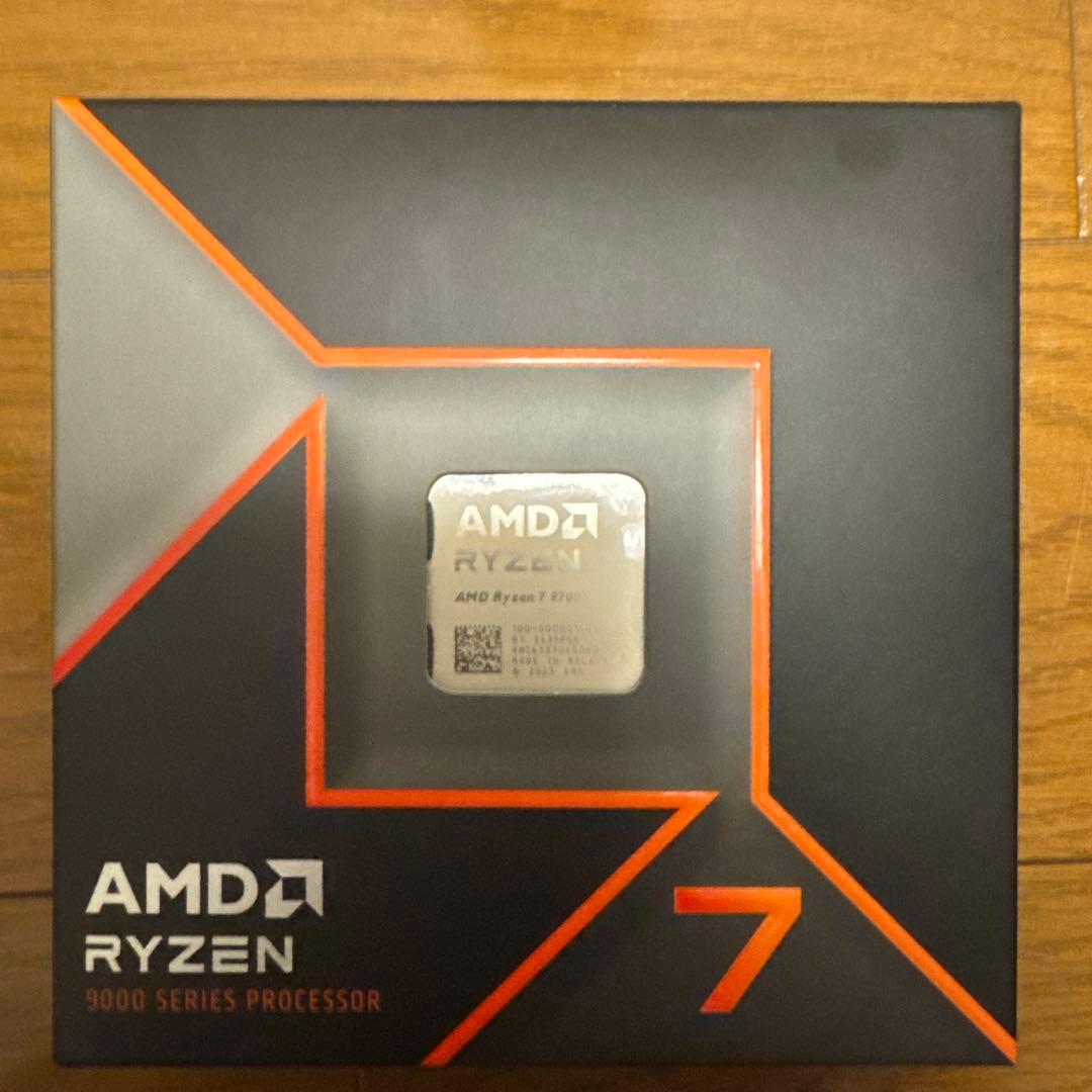 s*2様 AMD RYZEN7 9700X 国内正規品　新品