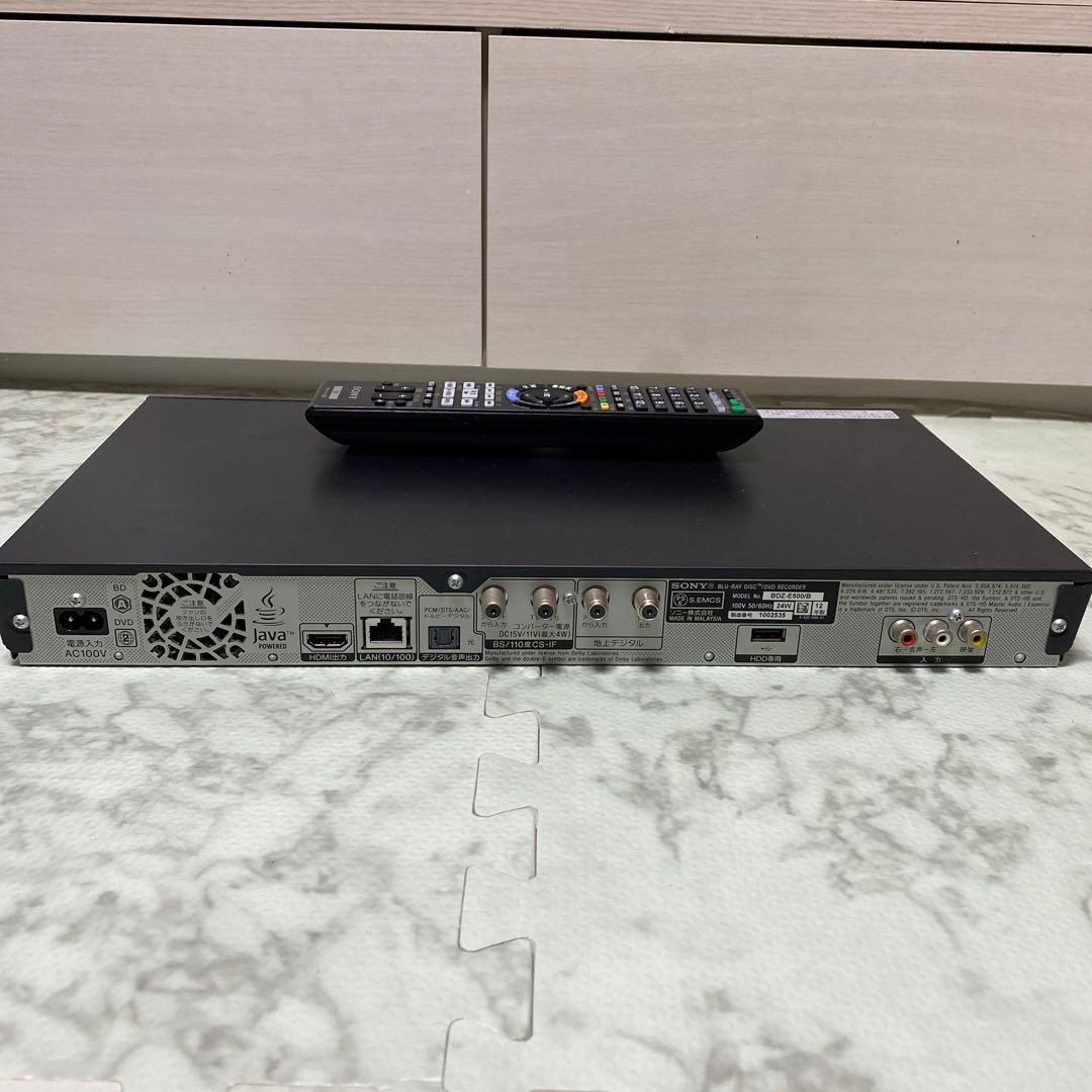 「SONY」ブルーレイディスク/DVDレコーダー BDZ-E500