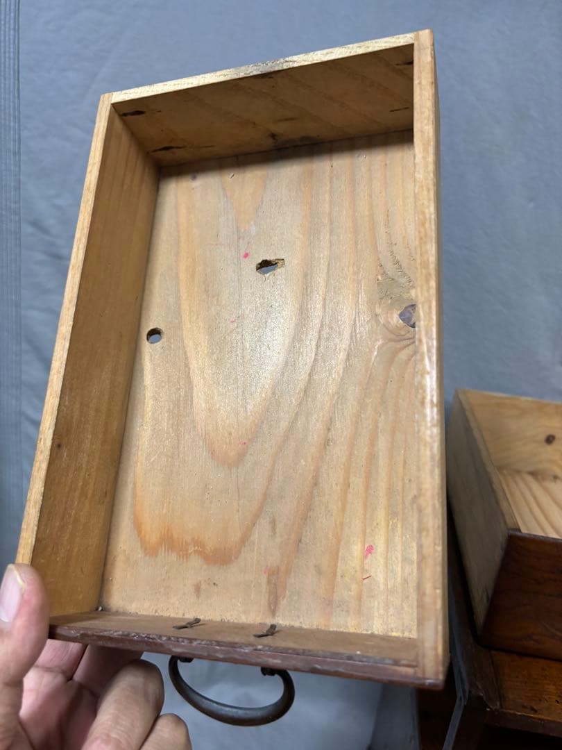 時代小箪笥 欅材 天然木 アンティーク家具 ビンテージ 木製箪笥