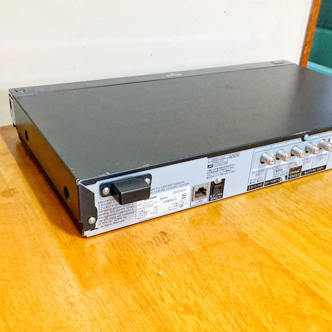 SHARP シャープ　ブルーレイレコーダー HDD 500GB 2チューナー