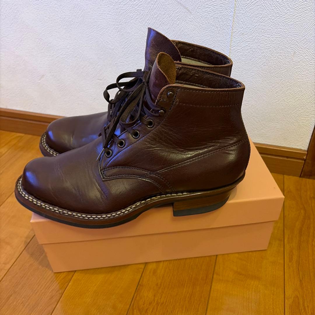 ホワイツ　セミドレス　9E ダークブラウン レザー ワークブーツ