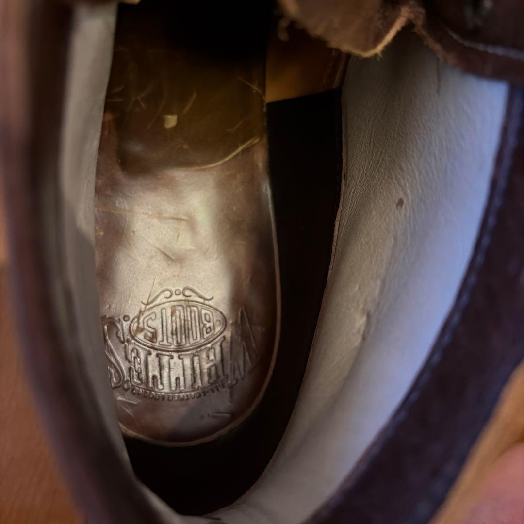 ホワイツ　セミドレス　9E ダークブラウン レザー ワークブーツ