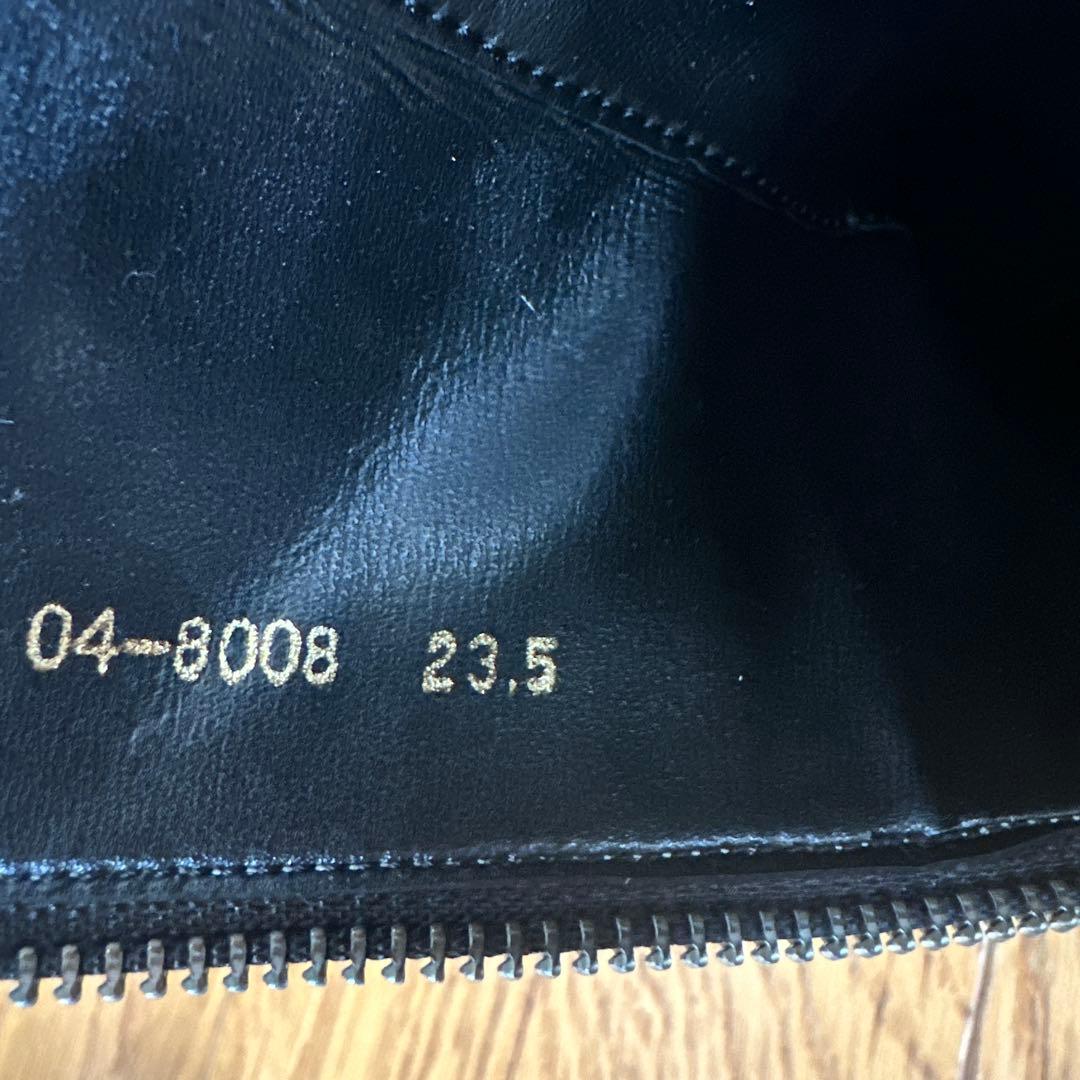 BARCLAY レザー ジッパーブーツ