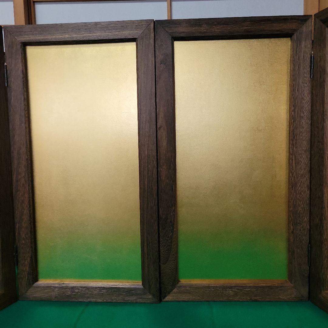 五月人形用　屏風　20号　金沢絹目　M