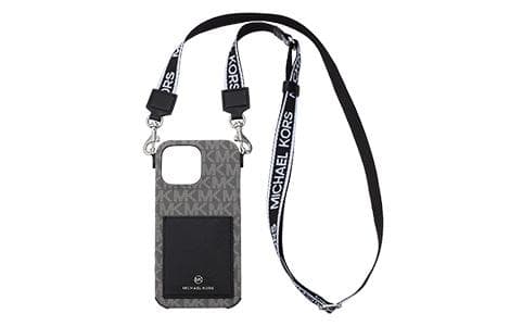 MICHAEL KORS iPhone16PRO MAX用ケース ストラップ付き