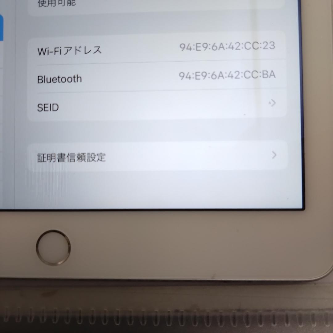 Apple iPad Air2 MGCW2J/A　ROM:16GB 　動作中古