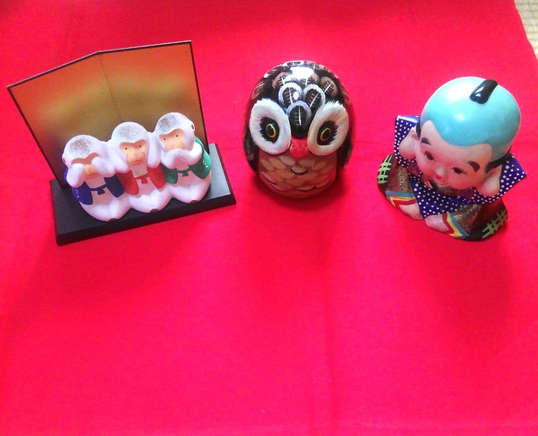 アンティーク雑貨　置物　ヴィンテージ　骨董品　土産物　工芸品　民芸品