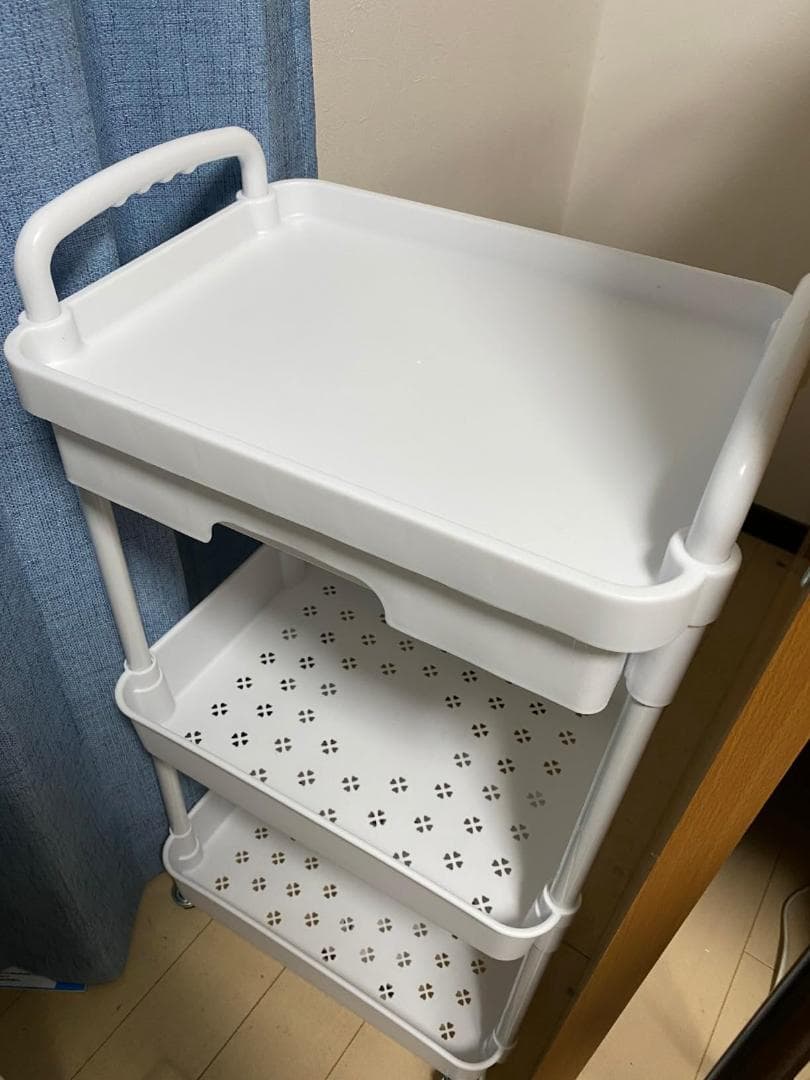 棚 引き出し 収納ラック キャスター 360度回転