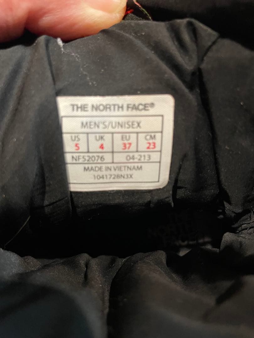 THE NORTH FACE ブラックショートブーツ23cm