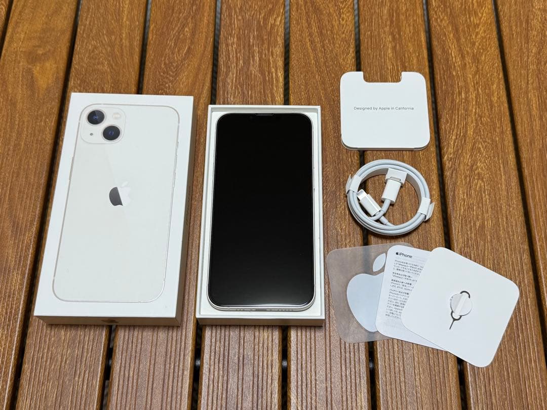 【雪猫】iPhone13 128GB ホワイト SIMフリー