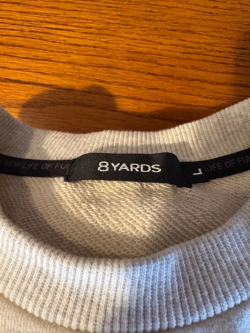 8YARDS スウェット トレーナー Lグレー ハチヤーズ ゴルフ レディース