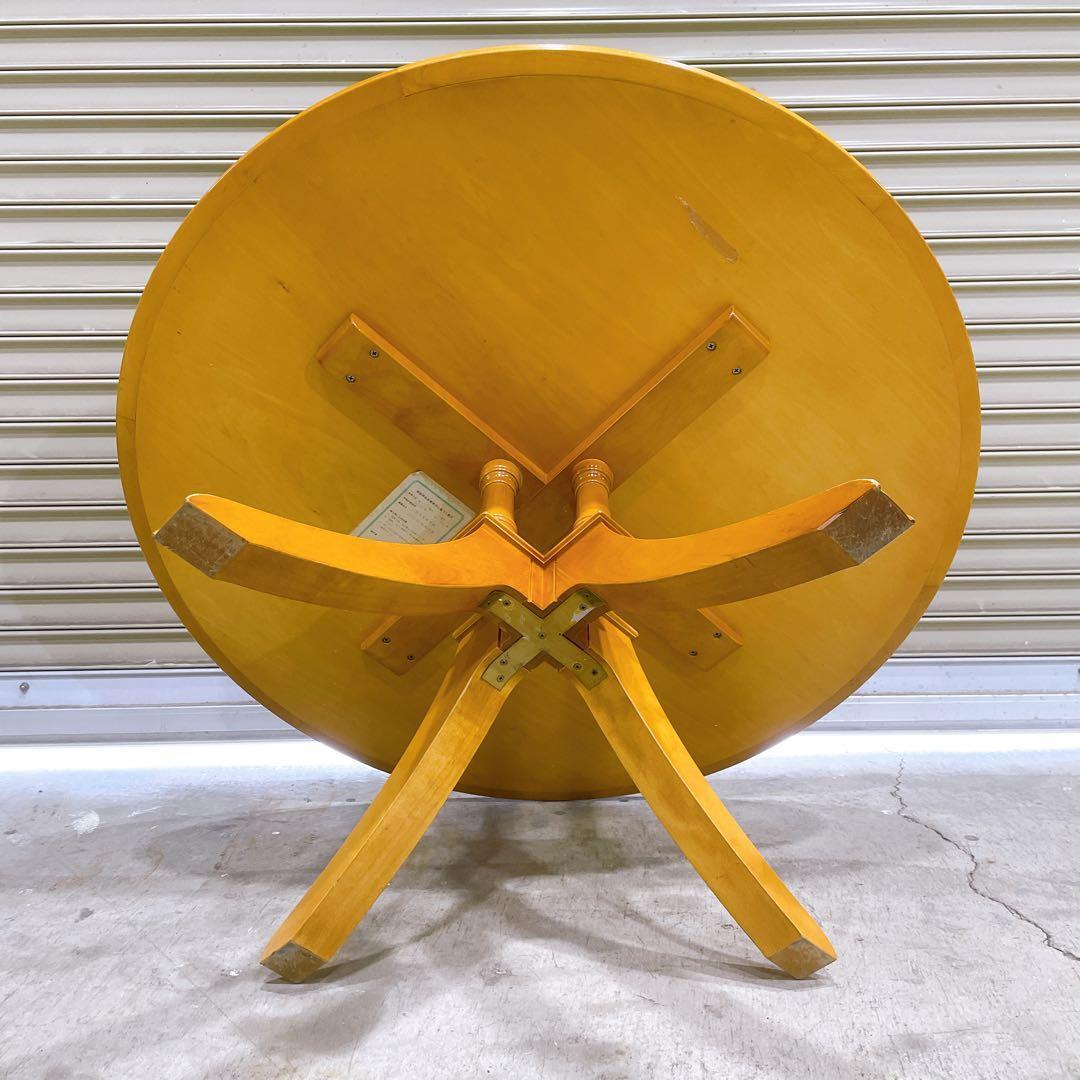 【稀少美品】モリシゲ家具 フローラ センターテーブル ローテーブル 4本支柱②