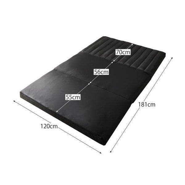 新品未使用　３WAYソファベッド　リクライニング　クッション２個付き　ネイビー