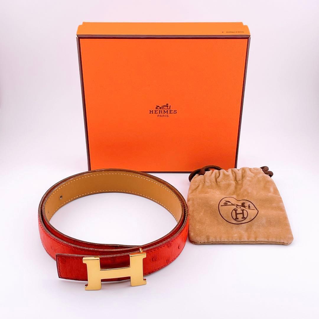 ★エルメス★ ベルト ミニコンスタンス 65 リバーシブル Hバックル OZ