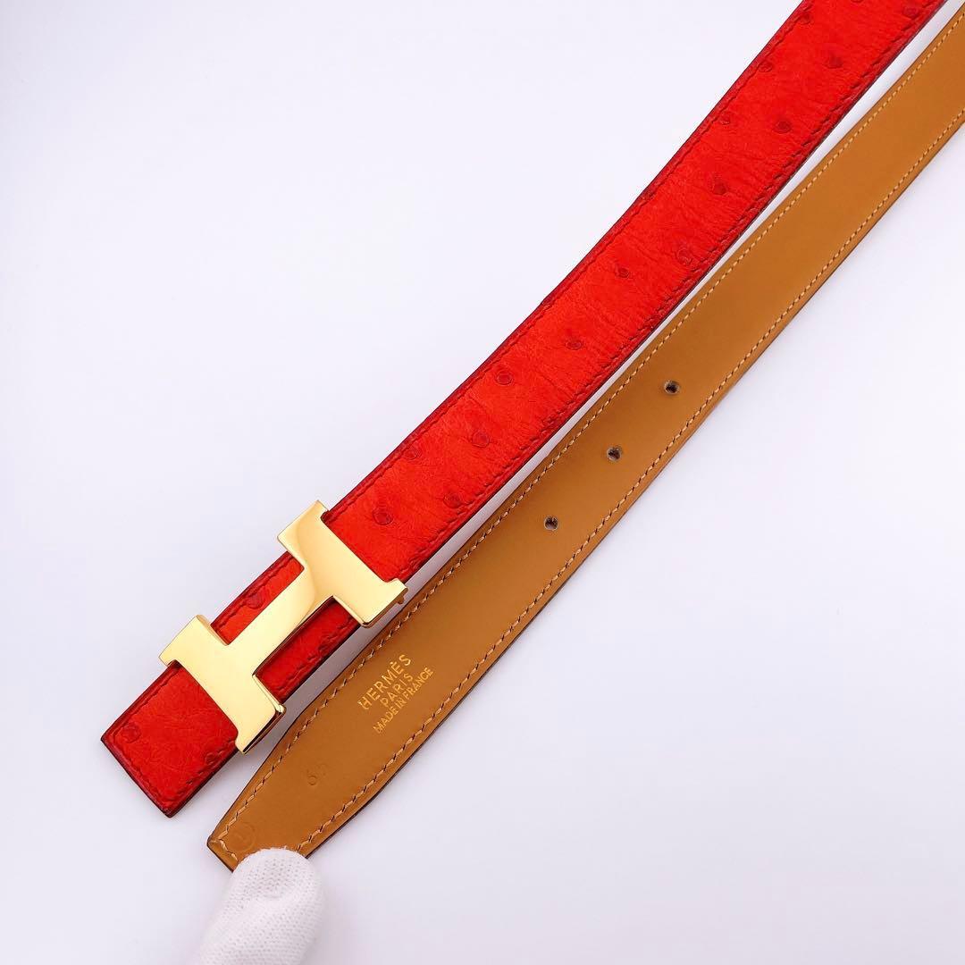 ★エルメス★ ベルト ミニコンスタンス 65 リバーシブル Hバックル OZ