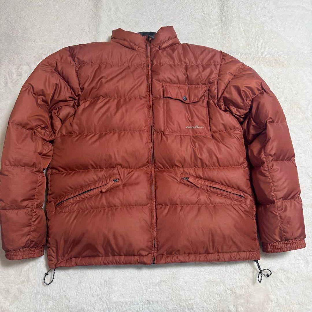 美品Eddie Bauer EB650肉厚リバーシブルダウンジャケットメンズL