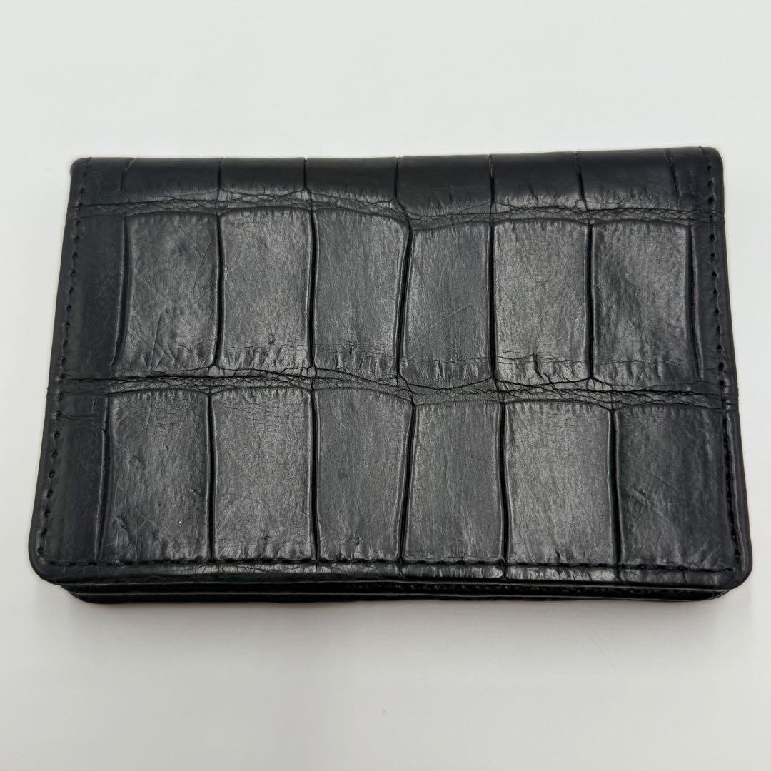 【超美品】LONE ONES 本物　クロコダイルレザー　名刺入れ