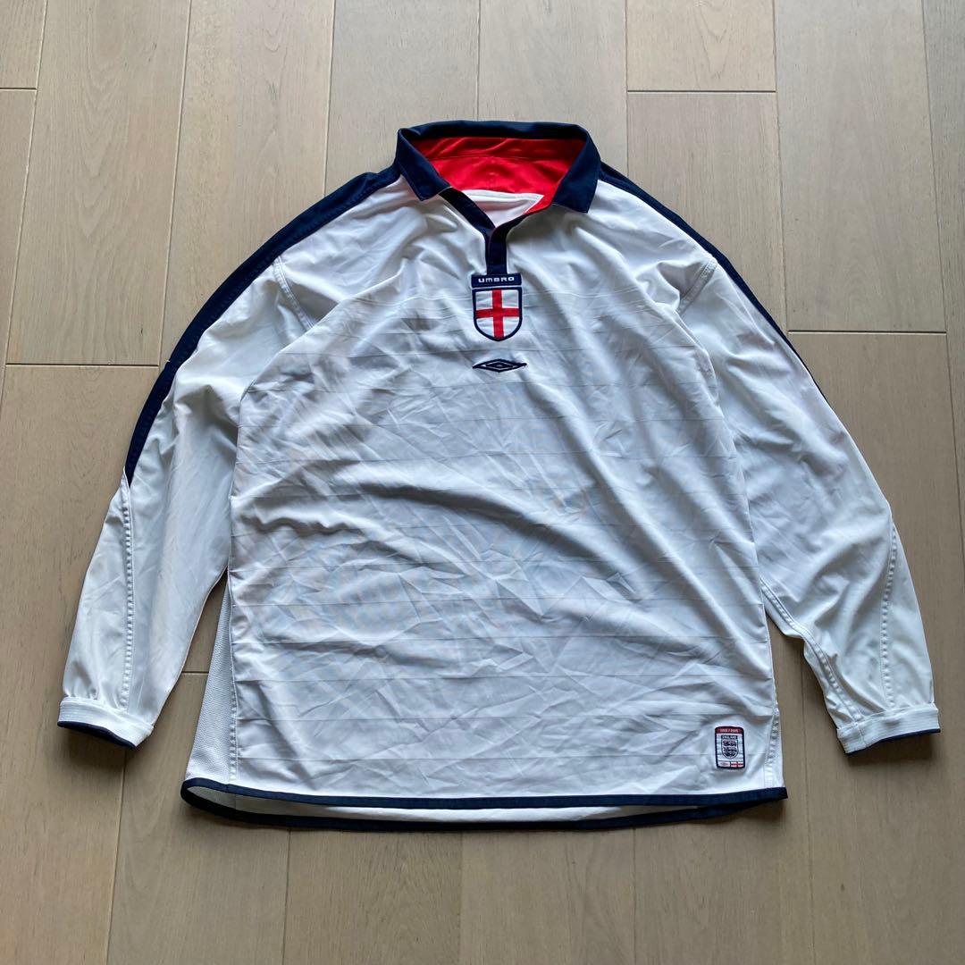 希少ビッグサイズ 2003-2005 UMBRO イングランド 長袖 柴田ひかり