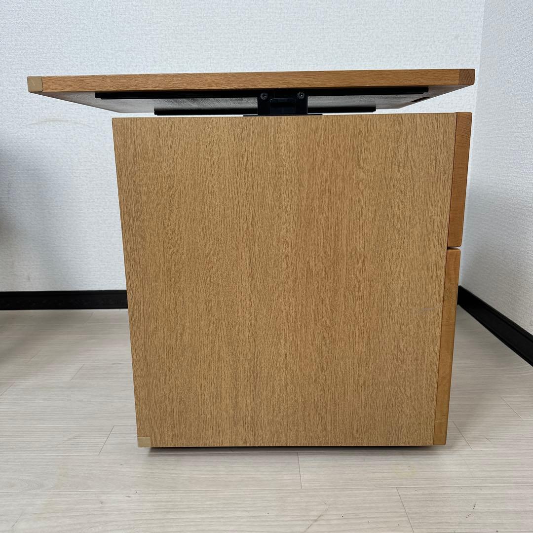 純国産品 浜本工芸 HAMAMOTO 学習デスク 昇降ワゴン 1※