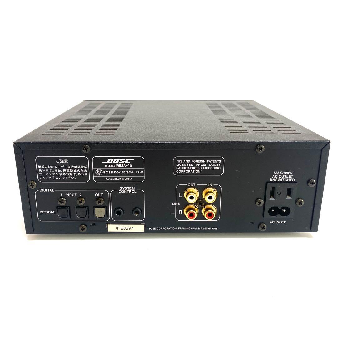 BOSE ポーズ MDA-15 MD レコーダー
