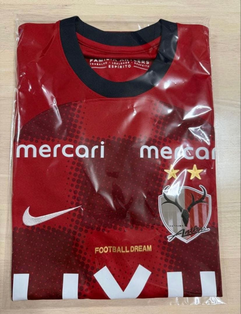 鹿島アントラーズレプリカユニフォーム　2024背番号なし　Mサイズ