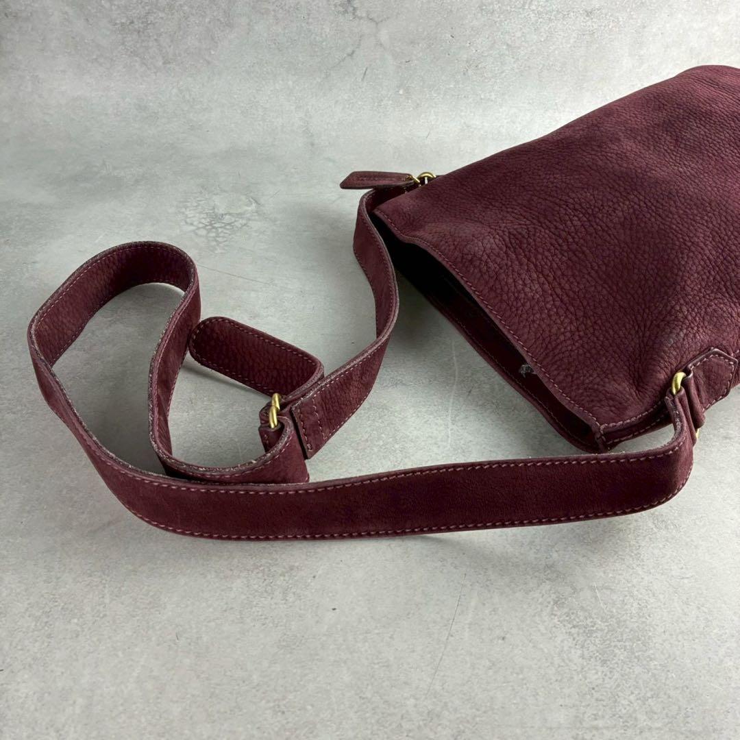 ✨稀少カラー✨美品✨オールドコーチ　バケットバッグ　肩かけ　ヌバックレザー