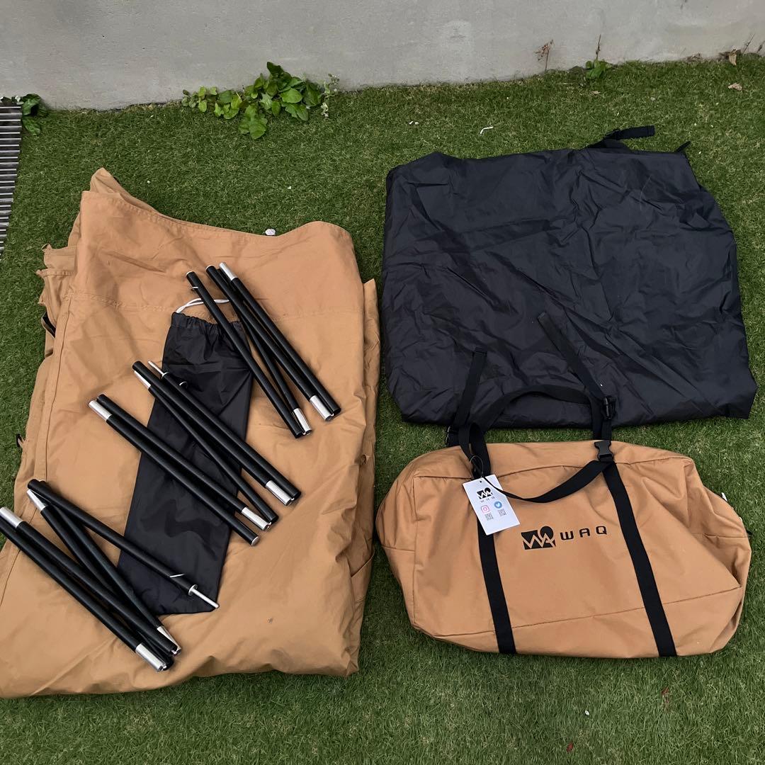 ソロテント WAQ Alpha T/C　ソロ用ティピテント タン ワンポール