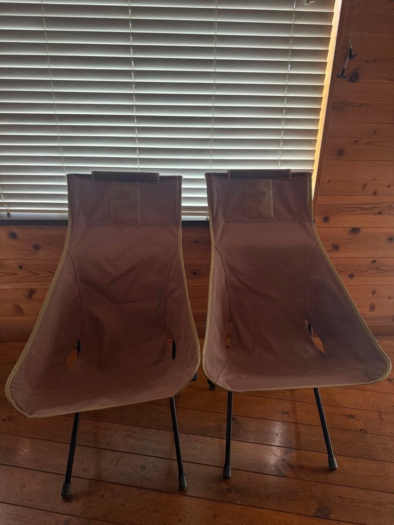 2脚セット　ヘリノックス タクティカル サンセットチェア コヨーテ