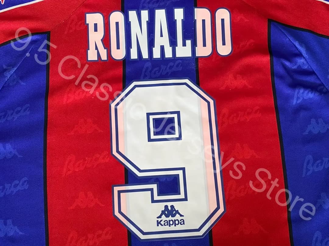 バルセロナ 96/97 ホーム ユニフォーム #9 ロナウド 長袖