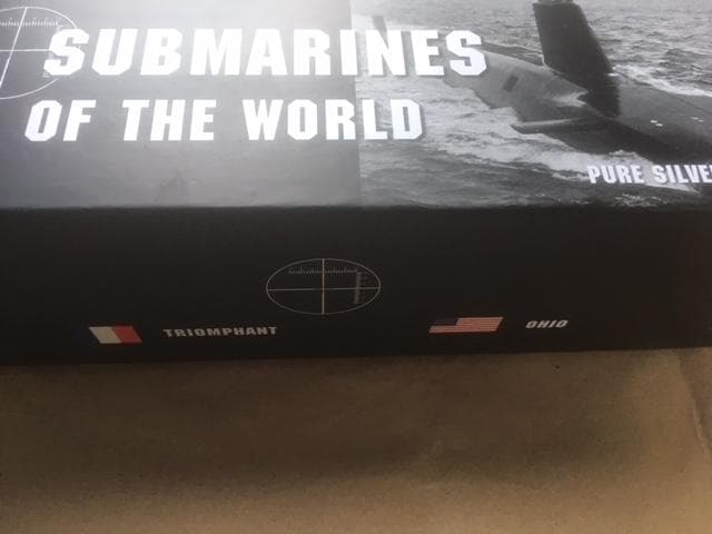 記念 フィジー 2010 潜水艦  4枚