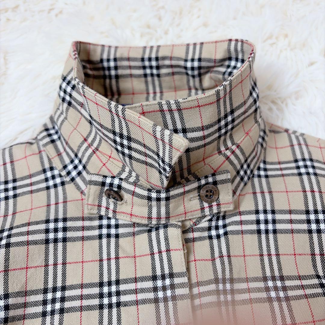 バーバリーブルーレーベル　シャツワンピース　ノバチェック　38 2way
