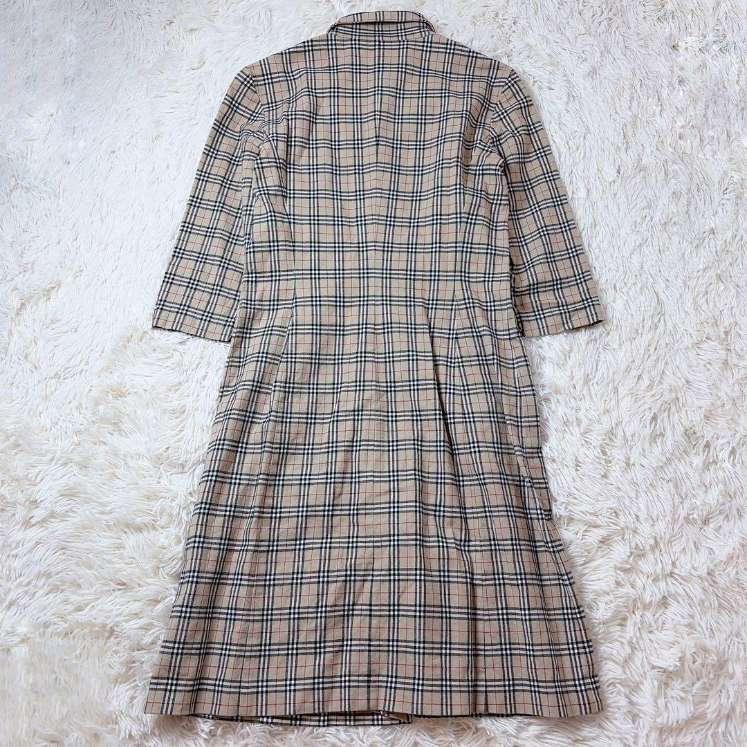 バーバリーブルーレーベル　シャツワンピース　ノバチェック　38 2way