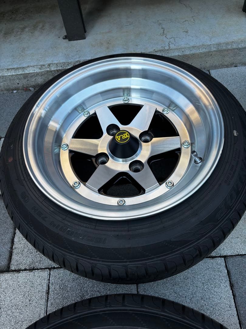 美品☆ロンシャンXR-4 14インチ 114.3 旧車