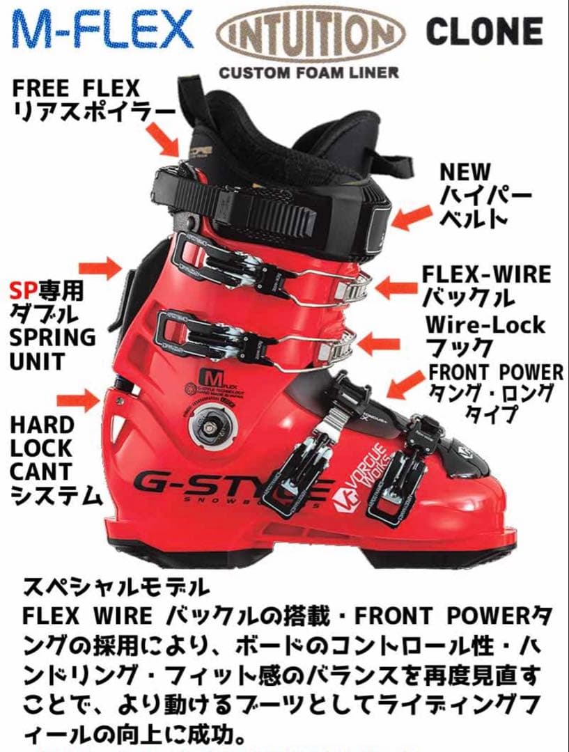 G-STYLE ジースタイルVORGUE WORKS M-FLEX 28cm