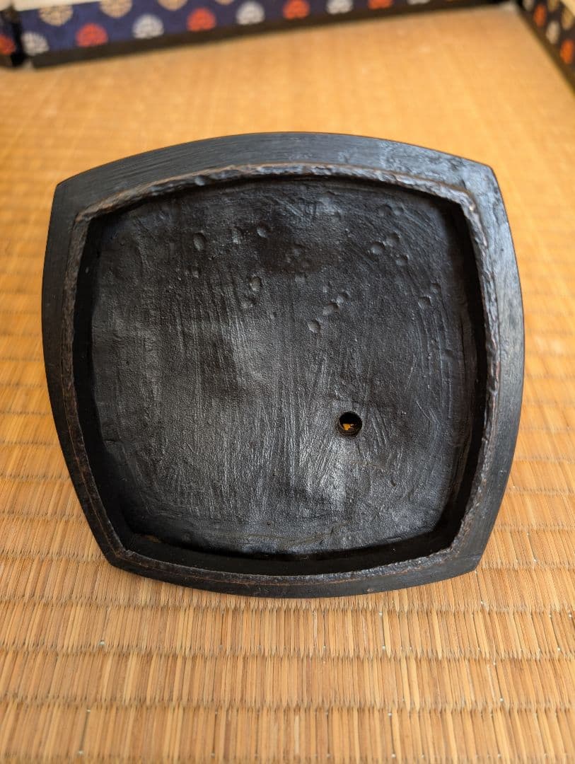 金属工芸　鋳銅　大型香炉　雲龍紋　高岡銅器　米田秀保