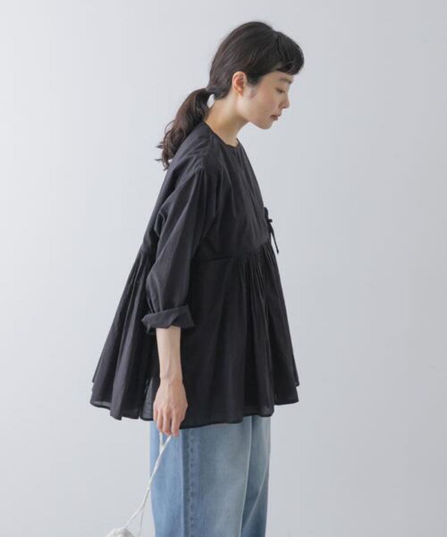 かぐれ　アンガルカシャツ　BLACK