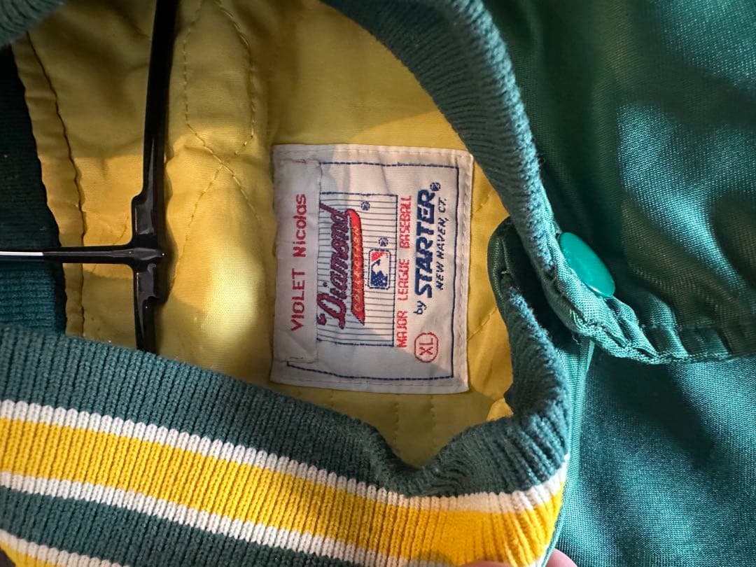 STARTER製MLBオークランド・アスレチックススタジャン