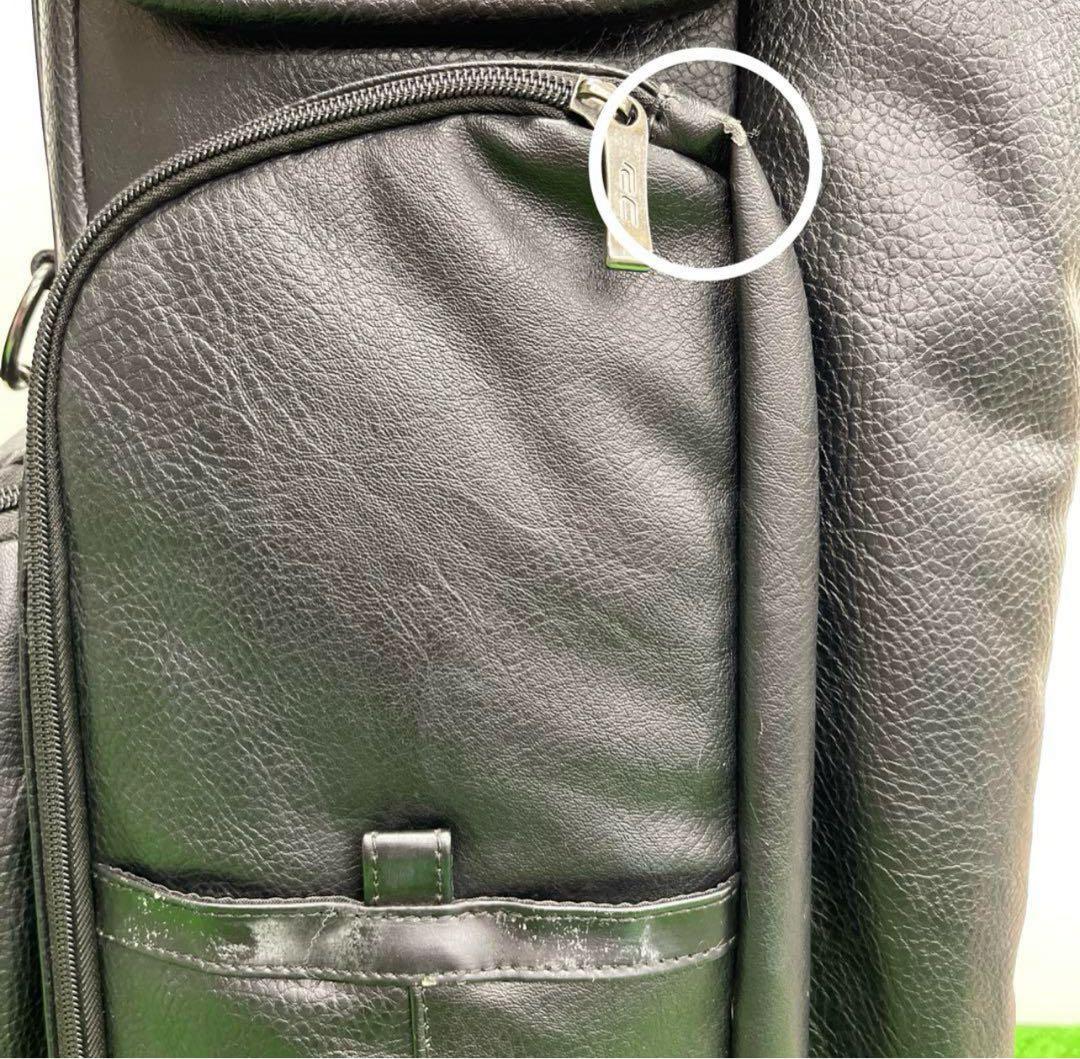 ロイヤルコレクション キャディバッグ　ゴルフバッグ8.5インチ　黒　ブラック