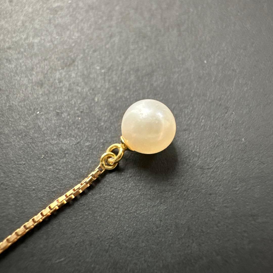 TASAKI 真珠 パール　ピアス　アメリカンピアス　K18