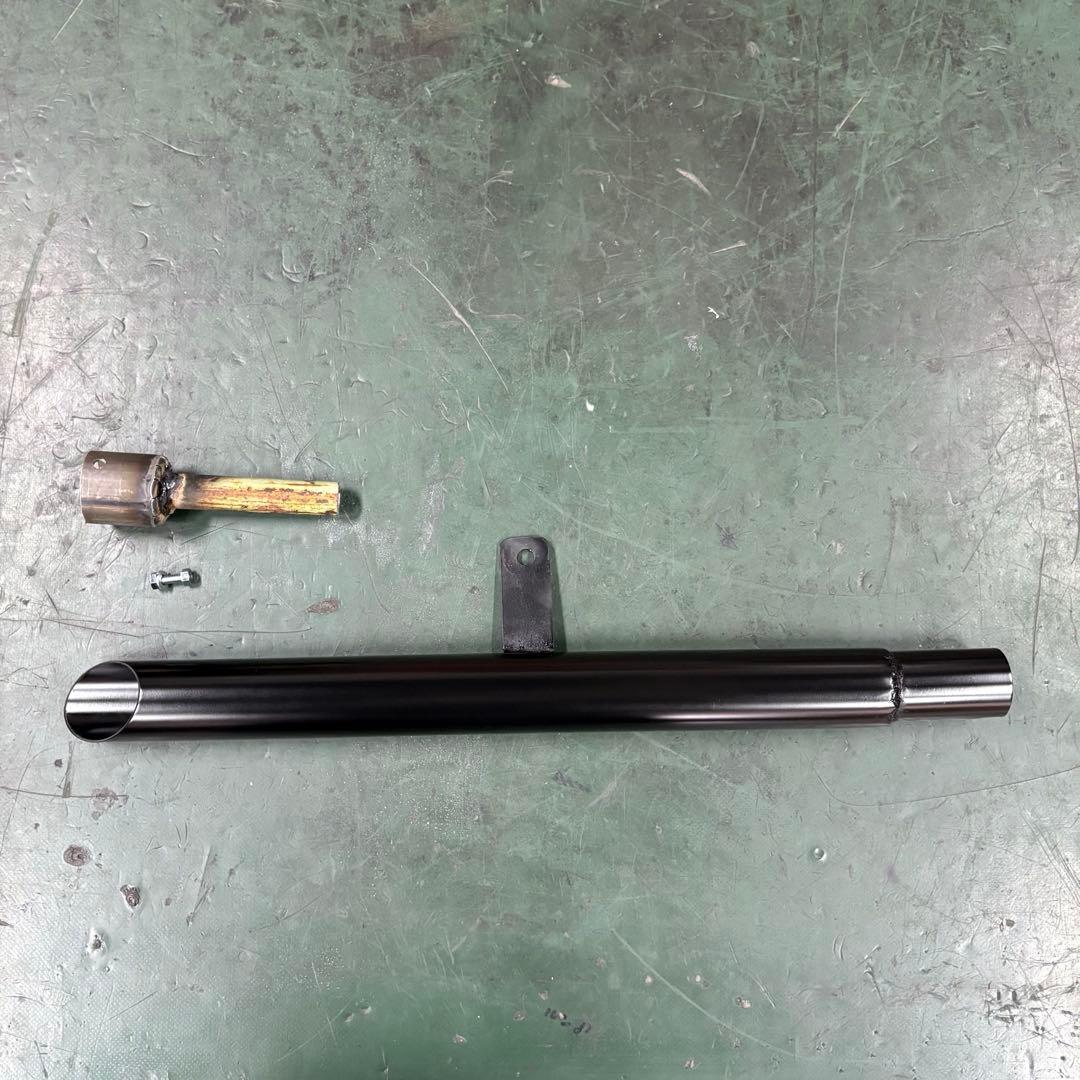 エストレア250 ワンオフ　スラッシュカットマフラー