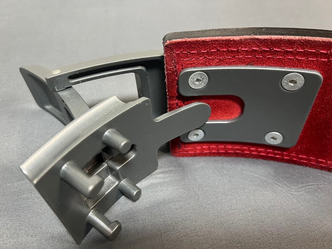 SBD トレーニング・パワーベルト 黒/赤 13mm