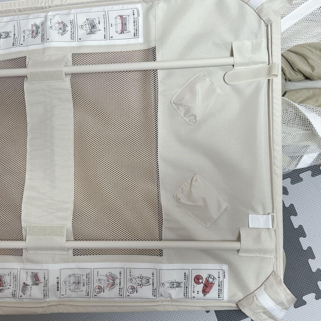 【美品】アップリカ ココネル　エアープラス　ホワイトベージュ 最上級モデル