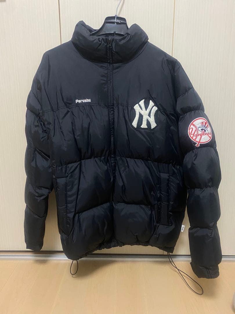 Perushu × MLB コラボ中綿ブルゾン