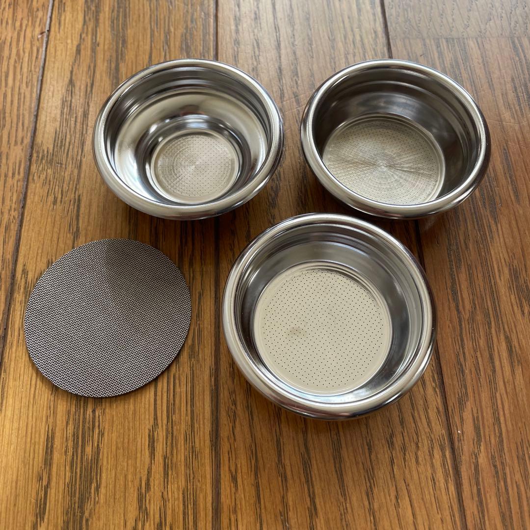 エスプレッソボトムレスポルタフィルターセット58㎜